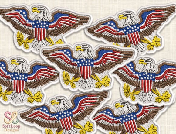 Celebrating Liberty with the Patriotic American Eagle Patch Embroidery