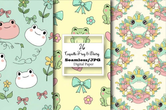 Coquette Frog Daisy Pattern: A Creative Guide