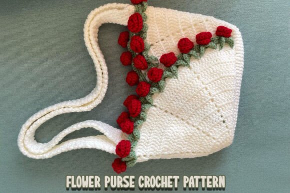 Create Your Own Elegant Flowers Tote Bag Crochet Pattern Masterpiece