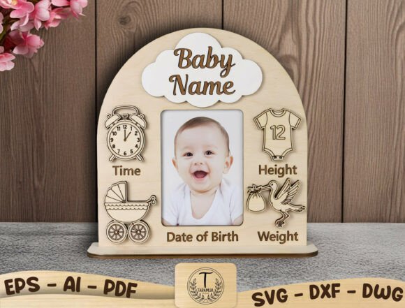 Creating a Meaningful Keepsake with a Personalized Baby Photo Frame SVG