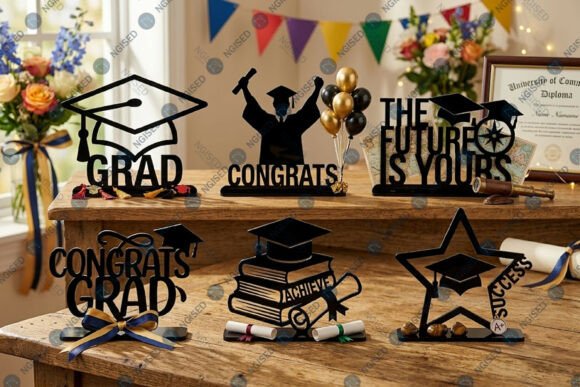 Elevate Crafts with Laser Cut Graduation SVG Bundle