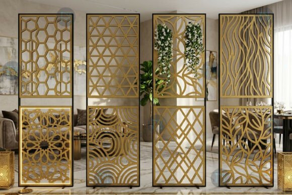 Elevate Spaces with a Laser Cut Room Divider Panel SVG Bundle