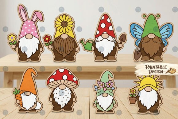 Evaluating the Laser Cut Spring Gnome SVG Bundle for Precision Crafting