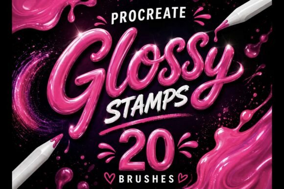Mastering Shine: A Practical Look at Procreate Glossy Lettering Brushes