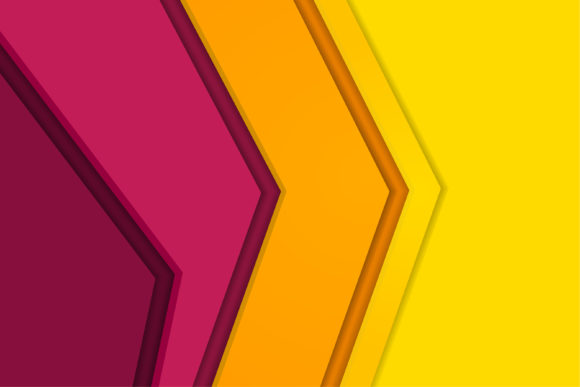 Strategic Visual Positioning with Papercut Pink Orange Background
