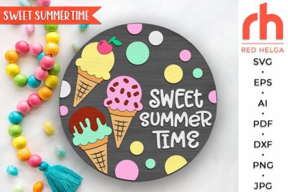 Sweet SummerTime SVG: Your Perfect Summer Door Sign