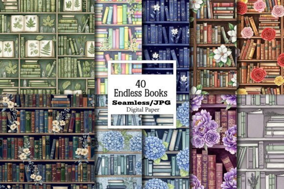 Unlocking Creative Potential with Endless Books Seamless Pattern Art